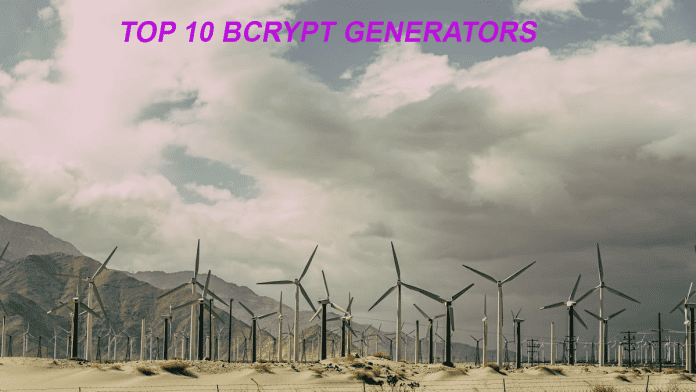 Top 10 Bcrypt Generators