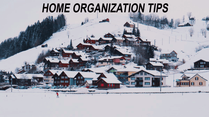 Home organization tips